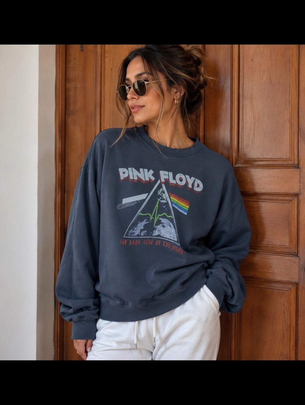 Pink Floyd Blue Sweatshirt Women’s Size M